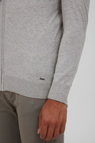 INDICODE JEANS Knit Cardigan 'Badi' in Grey