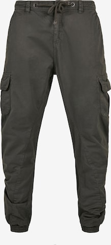 Tapered Pantaloni cargo di Urban Classics in grigio: frontale