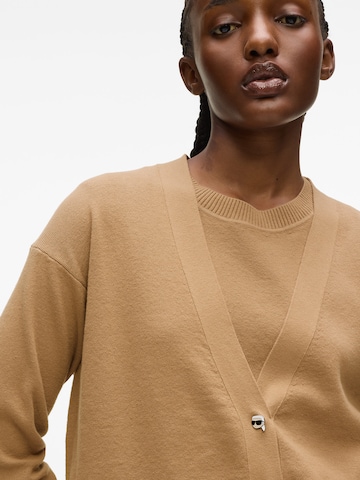 Karl Lagerfeld Kampsun 'Ikon', värv pruun