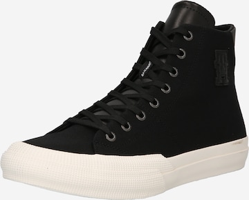TOMMY HILFIGER High-top trainers in Black: front