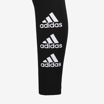 ADIDAS PERFORMANCESlimfit Sportske hlače - crna boja