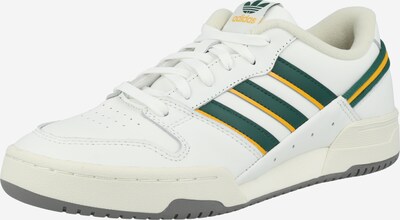 ADIDAS ORIGINALS Zemie brīvā laika apavi 'Team Court 2 STR', krāsa - zeltaini dzeltens / smaragda / balts, Preces skats