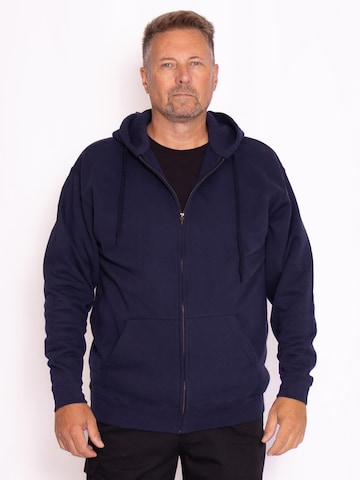FRUIT OF THE LOOM - Sudadera con cremallera 'Zip Hoodie' en azul