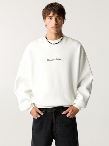 Bluză de molton de la Pull&Bear pe alb
