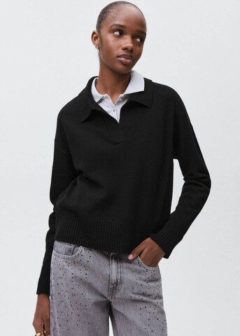 MANGO TEEN Pullover 'Polito' in Schwarz: Vorderseite