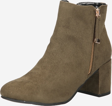 Dorothy Perkins Ankle boots 'Amber' σε πράσινο: μπροστά