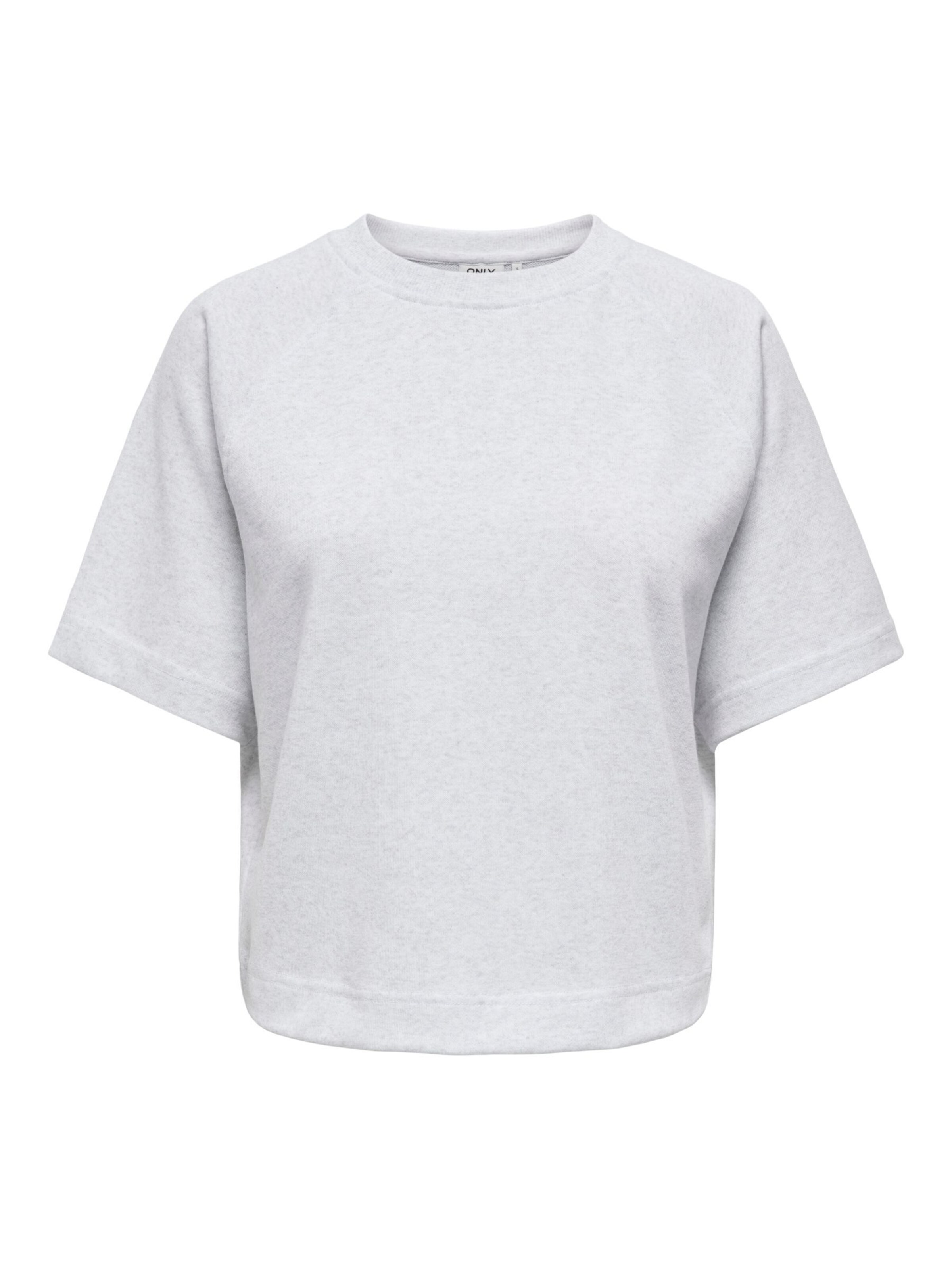 ONLY Sweat-shirt 'ONLOfelia' en M en gris clair, Vue avec produit