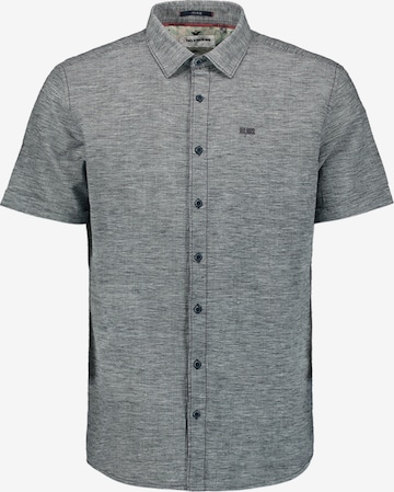 No Excess Regular fit Overhemd in Grijs: voorkant