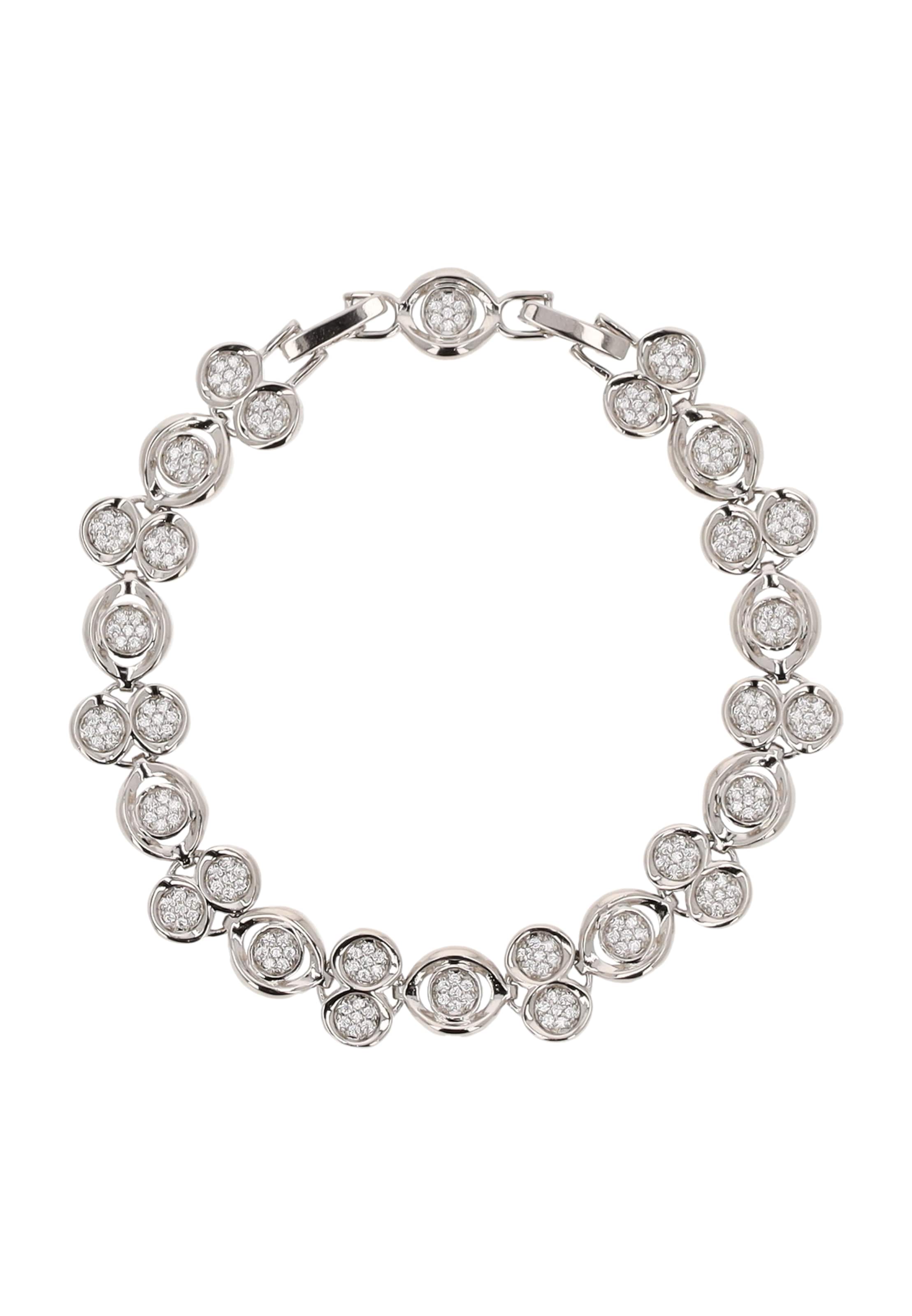 faina Opaska w kolorze srebrny / przezroczystym, Podgląd produktu