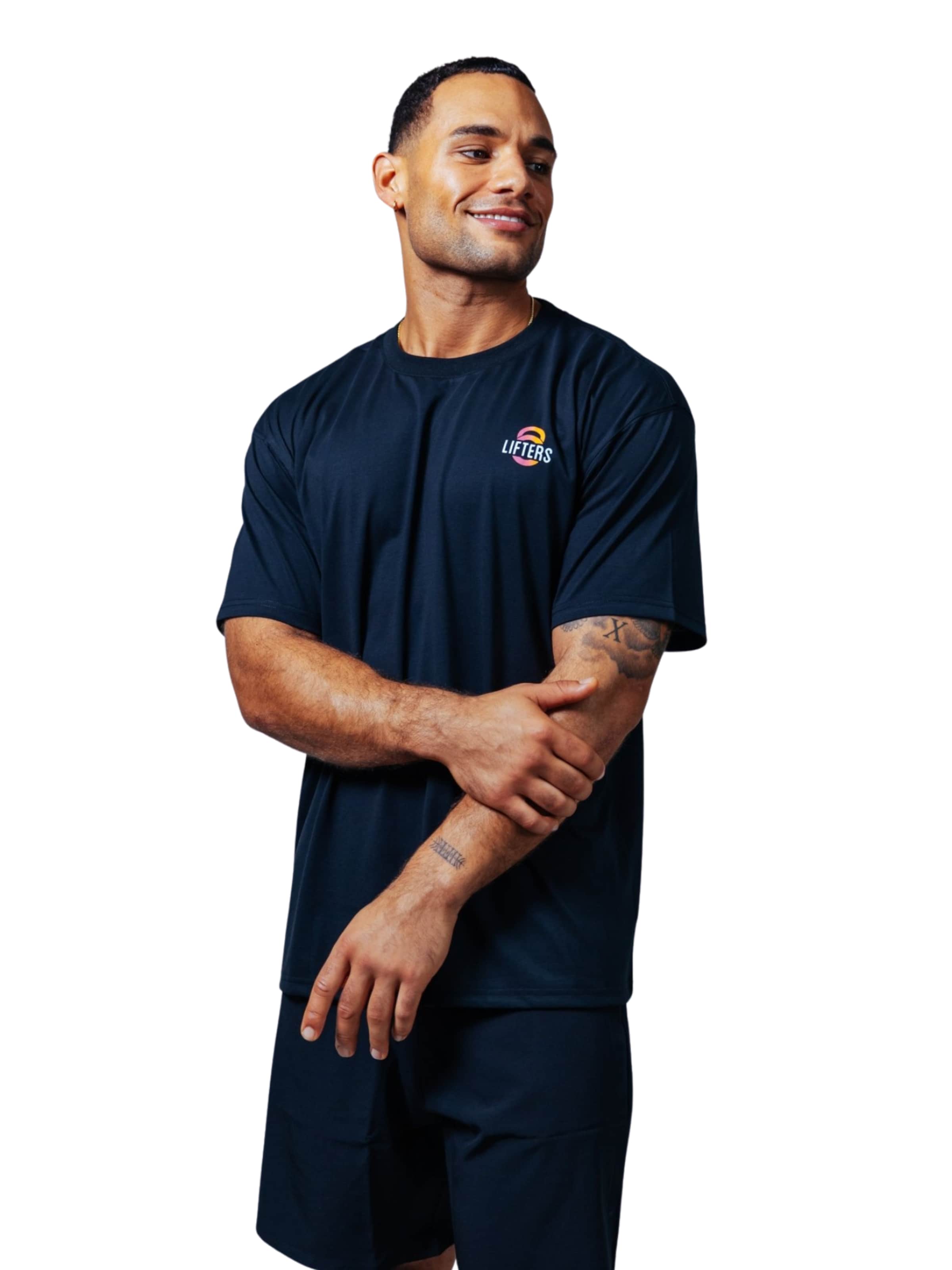 Lifters - Camiseta talla grande 'Street Oversize T-Shirt Unisex' en negro