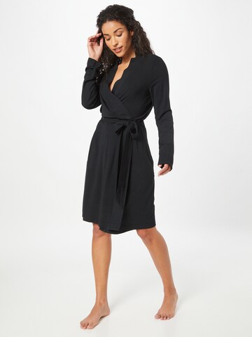 SCHIESSER Dressing Gown 'Selected!' in Black