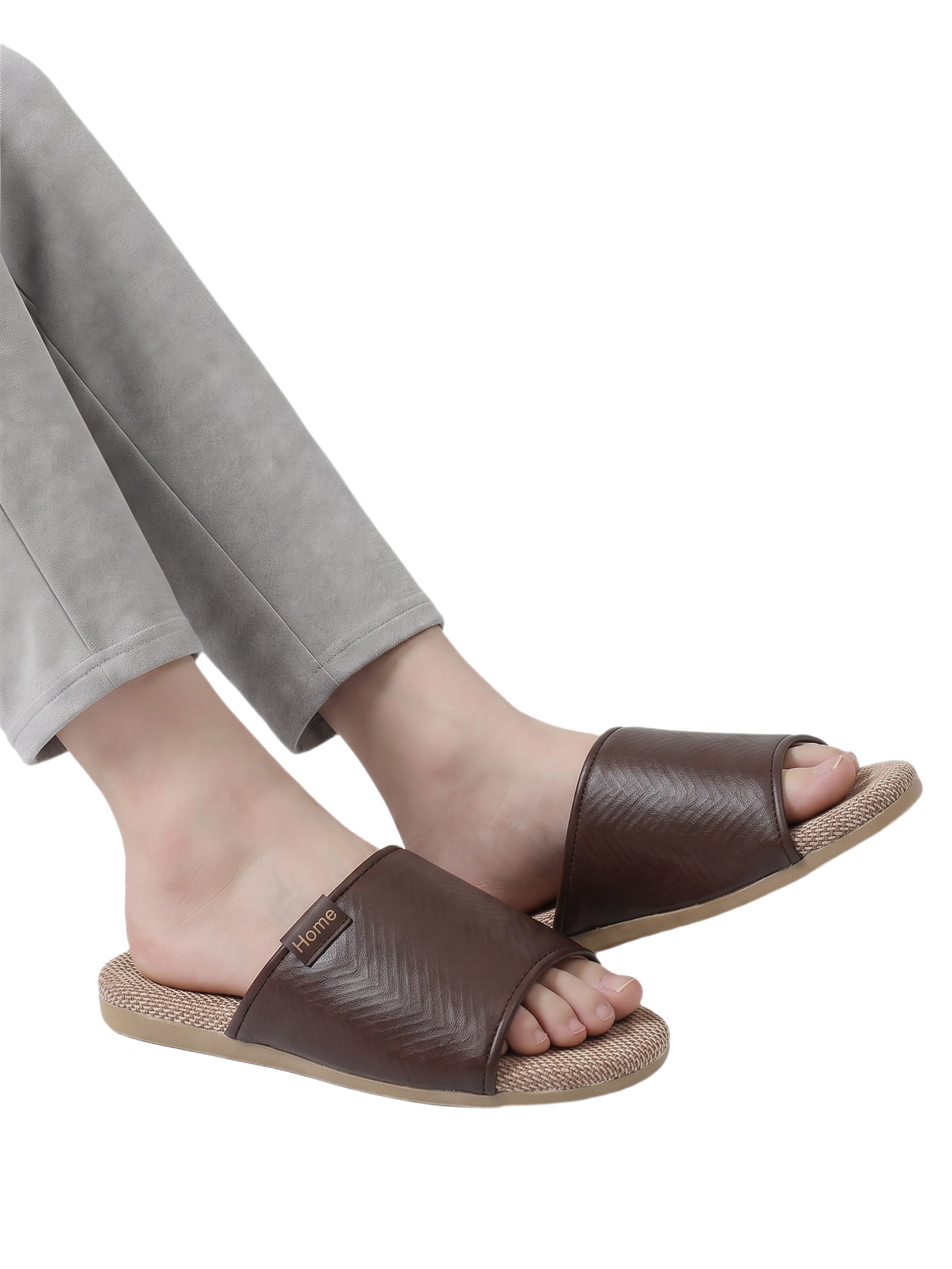 BONVERANO Slippers in Brown