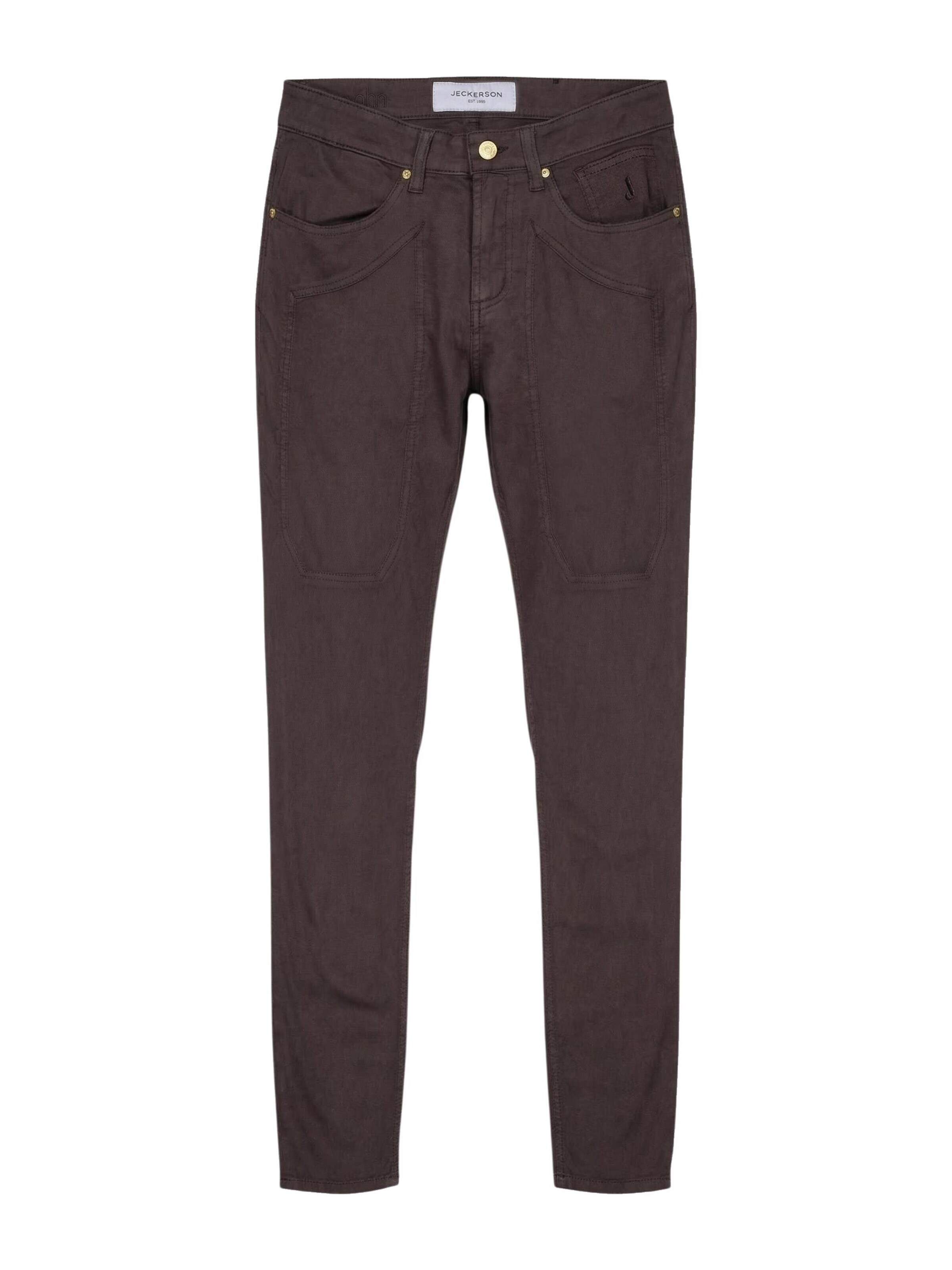 Pantalon Jeckerson en marron : devant