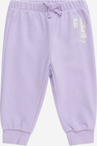 GAP Tapered Pants in Purple: front