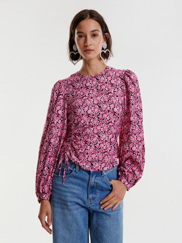 EDITED - Blusa 'Breanna' em rosa: frente