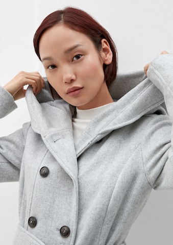 s.Oliver Between-Seasons Coat in Grey