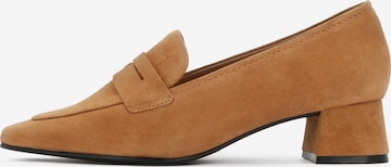 KazarCipele s potpeticom - smeđa boja: prednji dio