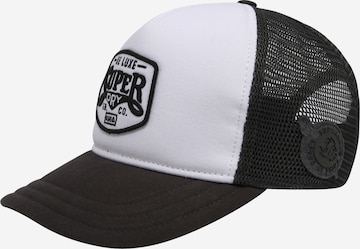 Superdry Cap in Weiß: predná strana