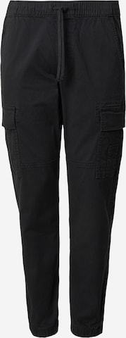 HOLLISTER Tapered Gargohousut värissä musta: etupuoli