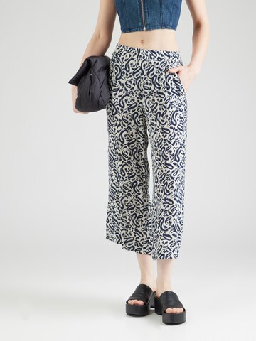 ICHI Regular Broek in Blauw: voorkant