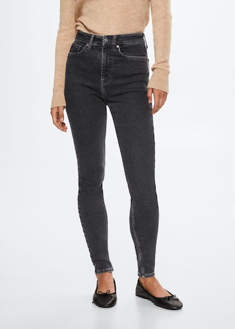 MANGO Skinny Jeans 'Soho' in Grey: front
