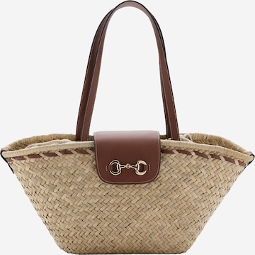 MANGO "Чанта тип ""Shopper""" 'CIES' в бежово: отпред