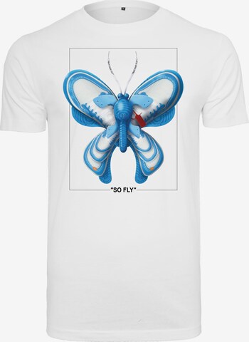 MT Men T-Shirt 'So Fly' in Weiß: predná strana