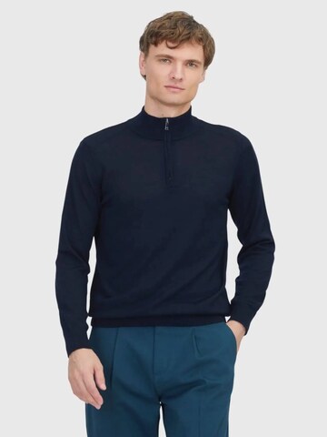 Ramsey Knit cardigan in Blue
