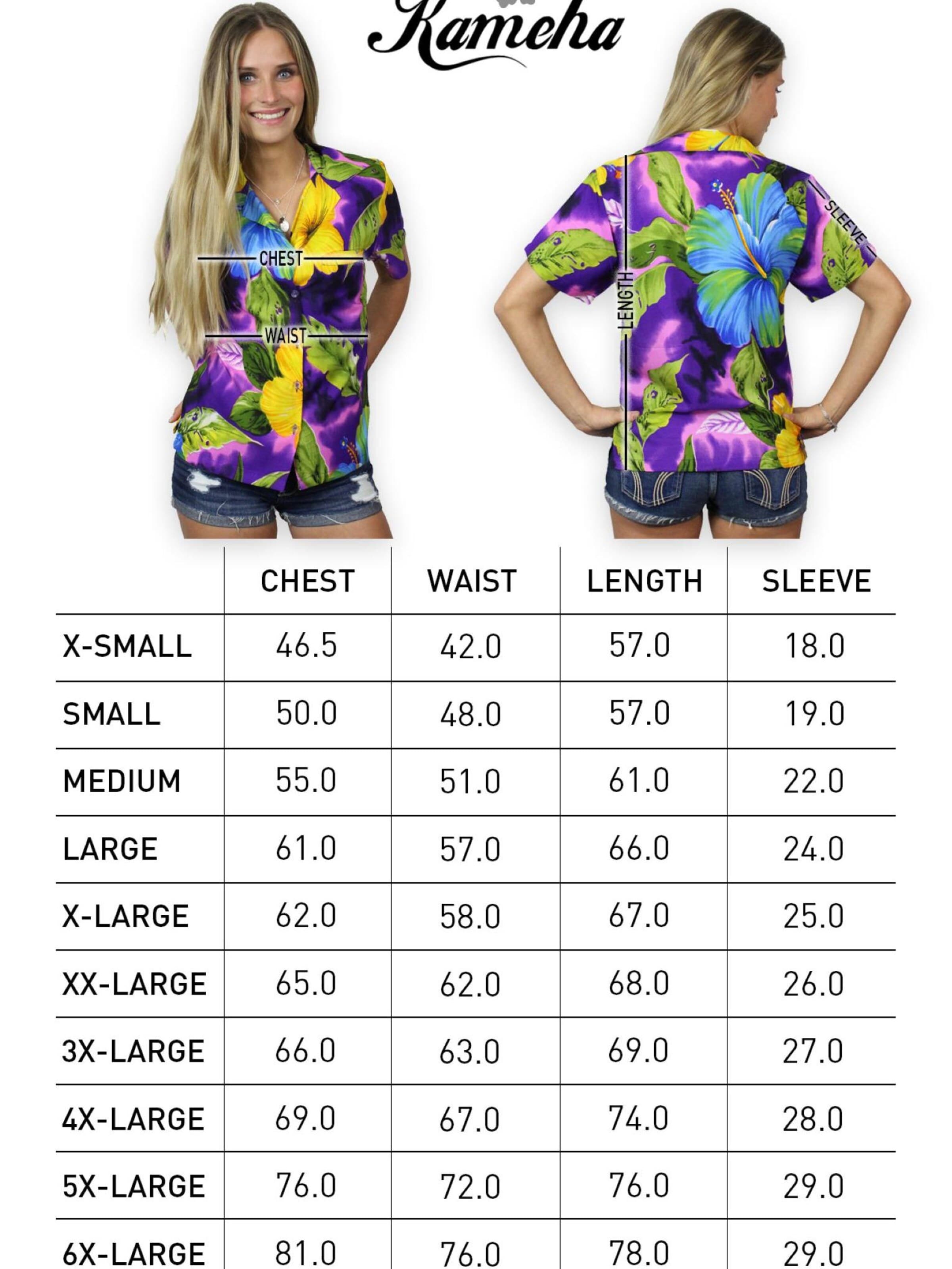Camicia da donna 'Big Flower' di King Kameha in lilla