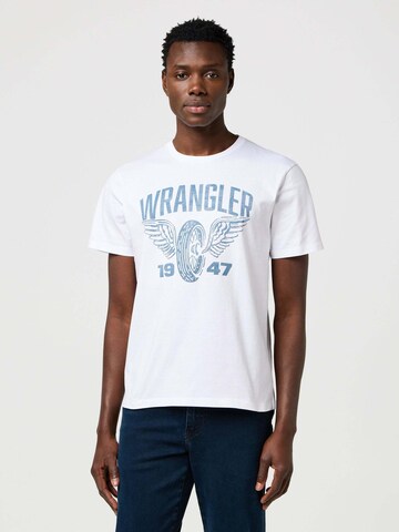 WRANGLER Shirt 'Americana Tee' in White