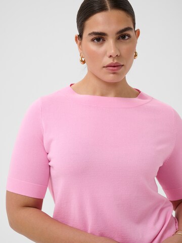 Pullover 'KCLizzy' di KAFFE CURVE in rosa