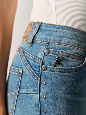 KOROSHI Bootcut Jeans i blå