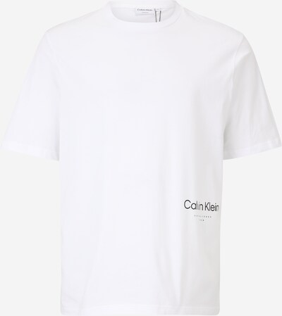 Calvin Klein Big & Tall Majica u crna / bijela, Pregled proizvoda