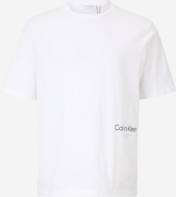 Calvin Klein Big & Tall Skjorte i hvit: forside