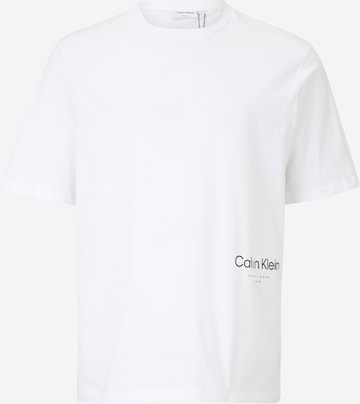 Calvin Klein Big & Tall T-shirt i vit: framsida