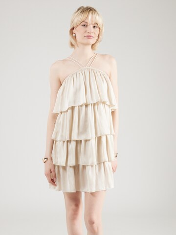 VILA Sommarklänning 'VICAYA' i beige: framsida