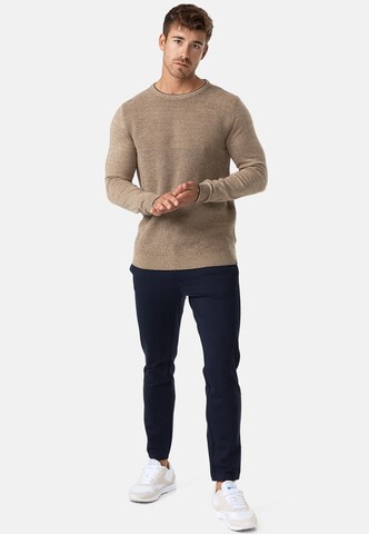 INDICODE JEANS Sweater 'Reign' in Brown