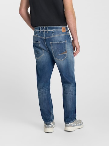 Le Temps Des Cerises Loosefit Jeans in Blauw: terug