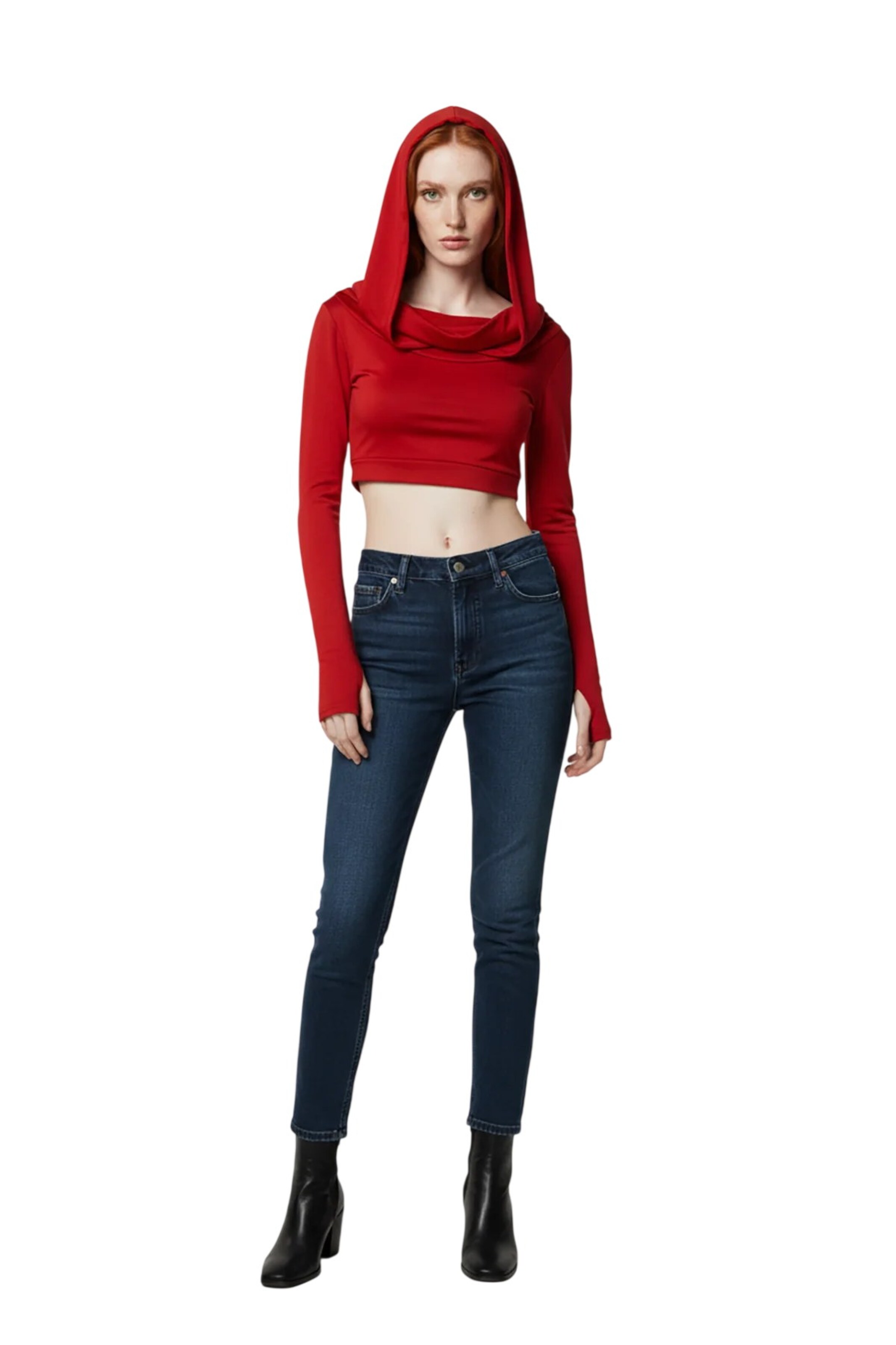 Alexa Dash Bluse in Rot