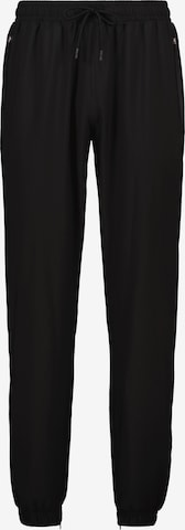 Sergio Tacchini Tapered Sporthose 'RISPECCHIO' in Schwarz: Vorderseite