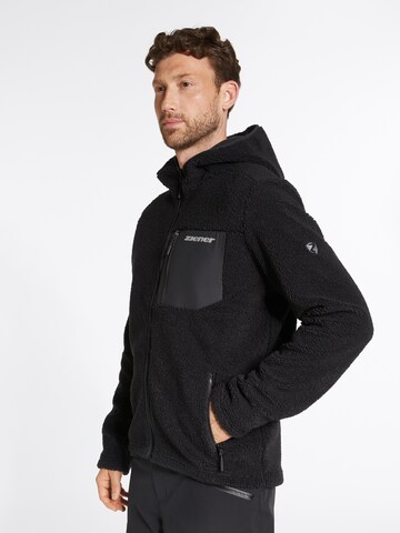 ZIENER Fleecejacke 'JUHA' in Schwarz