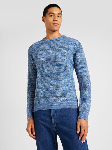 BRAVE SOUL Sweater in Blue: front