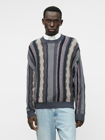 HOLLISTER Πουλόβερ σε μπλε: μπροστά