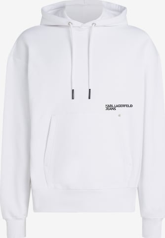 Karl Lagerfeld Collegepaita värissä valkoinen: etupuoli