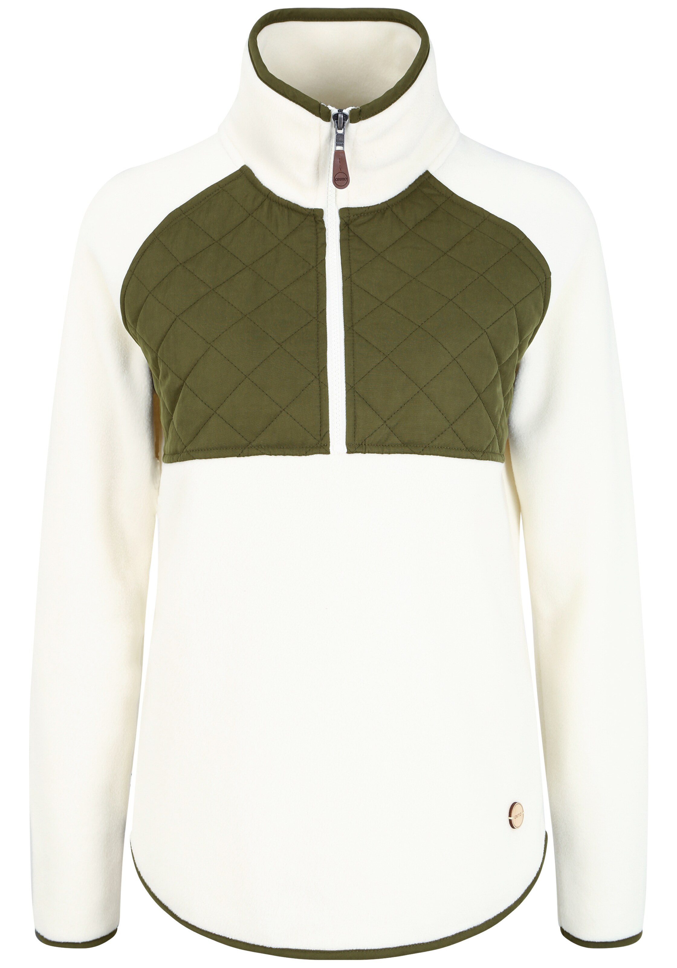 Oxmo - Sweatshirt 'Malita' em bege: frente