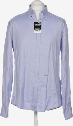 DSQUARED2 Button Up Shirt in L-XL in Blue: front
