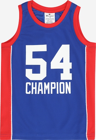 Champion Authentic Athletic Apparel Majica | modra barva: sprednja stran