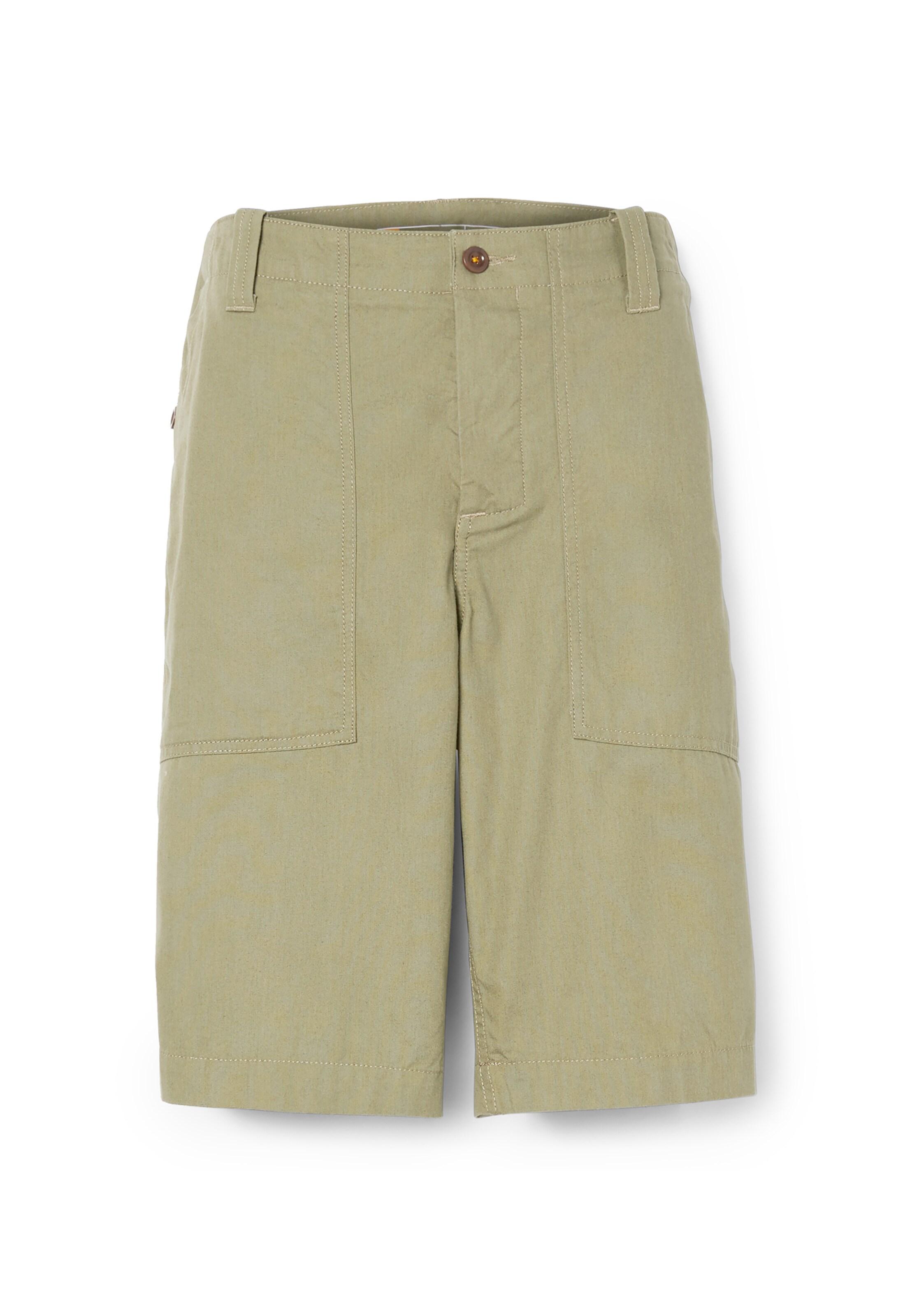 TIMBERLAND Loosefit Shorts 'Work For The Future' in Beige: Vorderseite