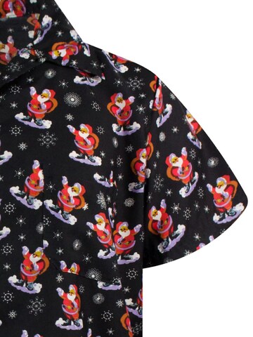King Kameha Regular Fit Hemd 'Christmas Snow Santa' in 