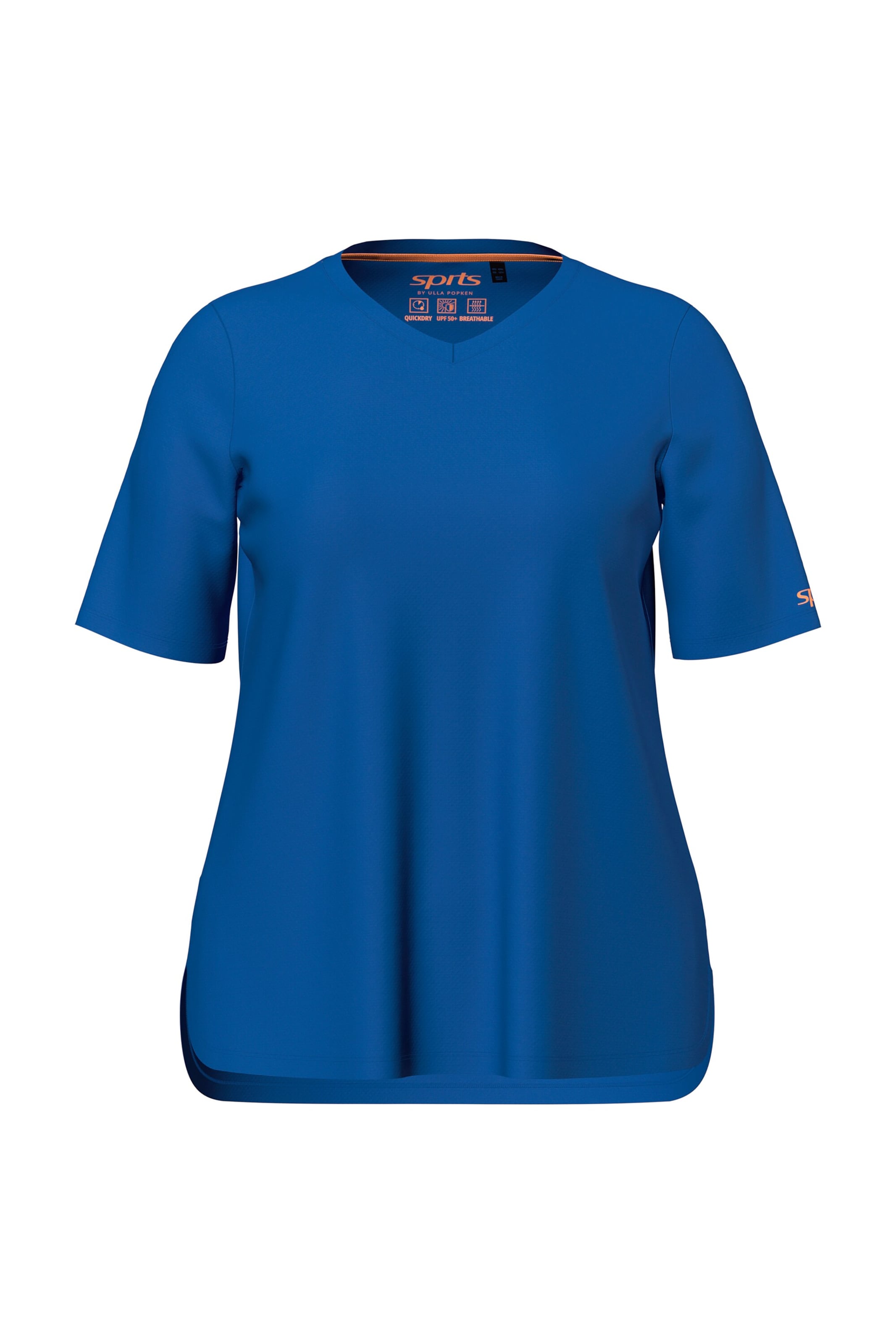 Ulla Popken Shirt in Blauw: voorkant